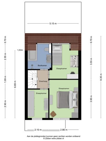 Floorplan - Mozartdreef 41, 3906 BM Veenendaal