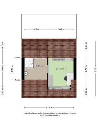 Floorplan - Mozartdreef 41, 3906 BM Veenendaal