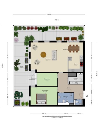 Floorplan - Rhenendael 9, 3911 RM Rhenen