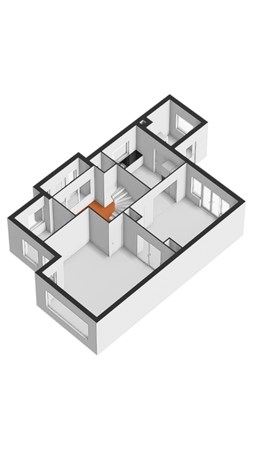 Floorplan - Kerkewijk 104, 3904 JG Veenendaal