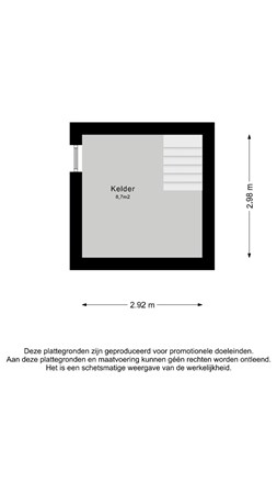 Floorplan - Kerkewijk 104, 3904 JG Veenendaal