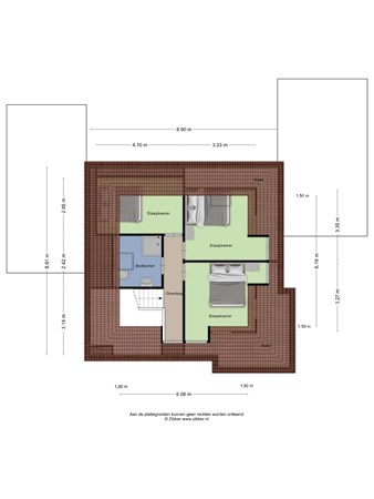 Floorplan - Moerasmos 18, 3904 BV Veenendaal