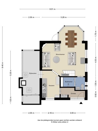 Floorplan - Cuneraweg 188A, 3911 RS Rhenen