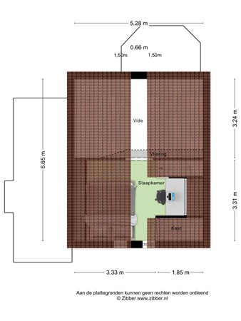 Floorplan - Cuneraweg 188A, 3911 RS Rhenen