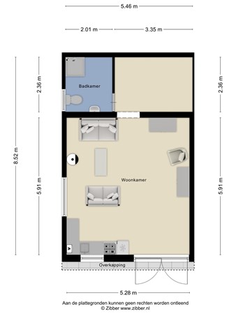 Floorplan - Cuneraweg 188A, 3911 RS Rhenen