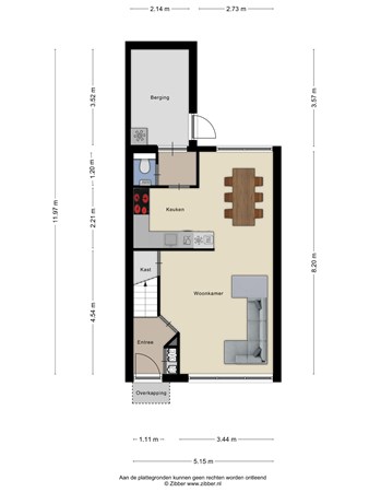 Floorplan - Rietzanger 9, 3906 NC Veenendaal