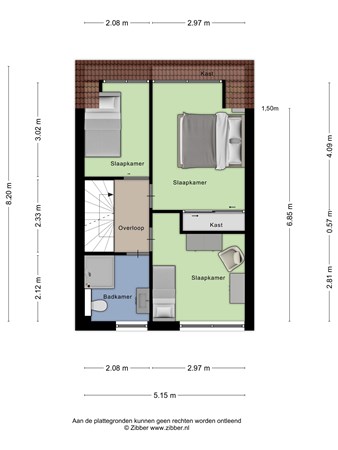 Floorplan - Rietzanger 9, 3906 NC Veenendaal