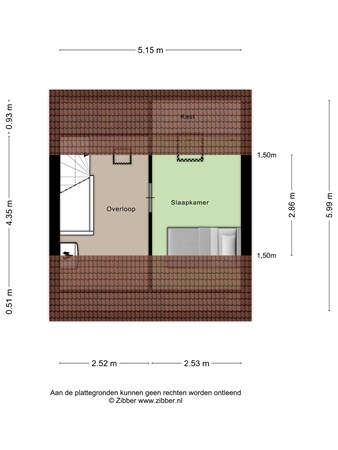 Floorplan - Rietzanger 9, 3906 NC Veenendaal