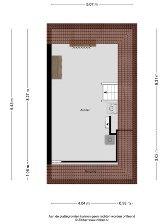 Floorplan - Aardbeivlinderstraat 5, 3905 KH Veenendaal