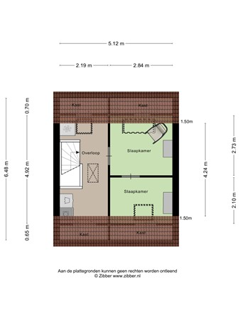 Floorplan - Veldmuislaan 7, 3903 CM Veenendaal