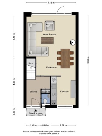 Floorplan - De Toltoren 29, 3912 AG Rhenen