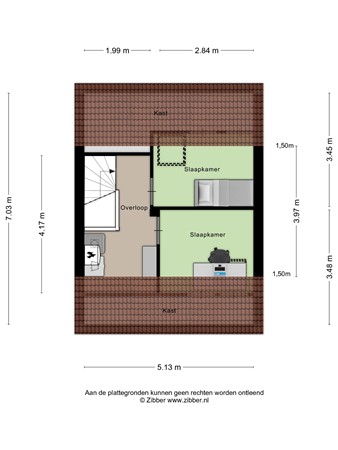 Floorplan - De Toltoren 29, 3912 AG Rhenen