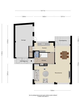 Floorplan - Leeuwenstraat 2, 6871 BX Renkum