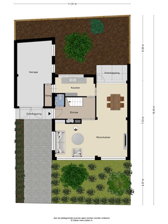 Floorplan - Leeuwenstraat 2, 6871 BX Renkum