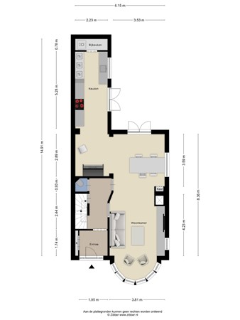 Floorplan - Levendaalseweg 3, 3911 BD Rhenen