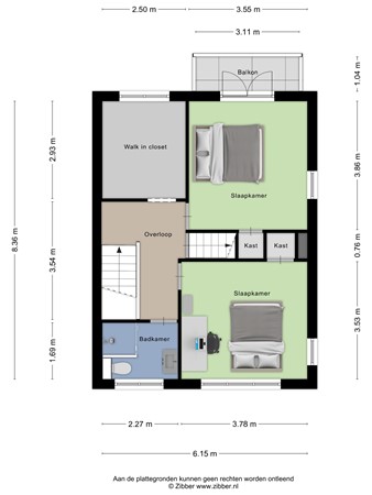 Floorplan - Levendaalseweg 3, 3911 BD Rhenen