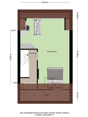 Floorplan - Hensenhof 3, 3907 JN Veenendaal