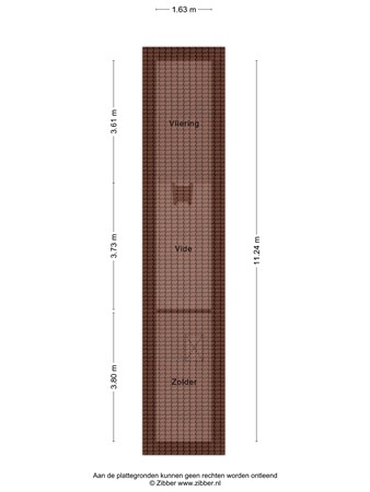 Floorplan - Viergeverstraat 1D, 4043 GC Opheusden