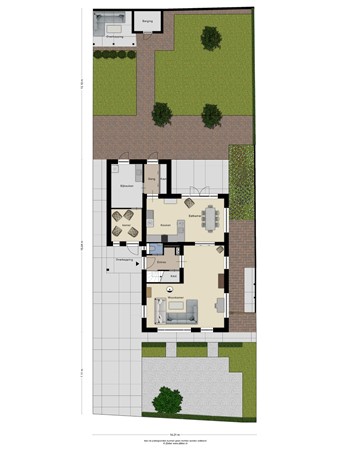 Floorplan - Viergeverstraat 1D, 4043 GC Opheusden