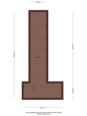 Floorplan - Arnhemseweg 31, 3832 GH Leusden