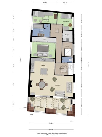 Floorplan - Hofstraat 6, 3911 KX Rhenen