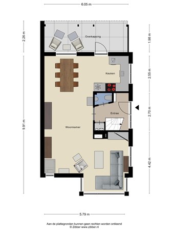 Floorplan - Ruiterpad 6, 3911 SL Rhenen