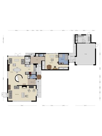 Floorplan - Houtvesterlaan 26, 3903 DG Veenendaal