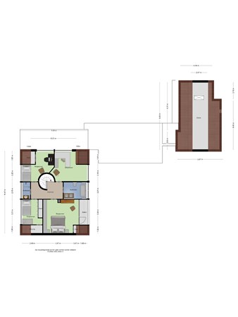 Floorplan - Houtvesterlaan 26, 3903 DG Veenendaal