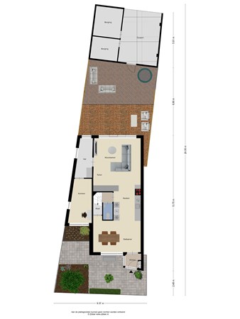 Floorplan - Paddestoelenlaan 1, 3903 GE Veenendaal