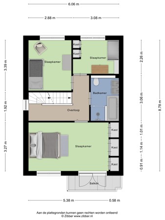 Floorplan - Zijlstrastraat 7, 4043 GL Opheusden