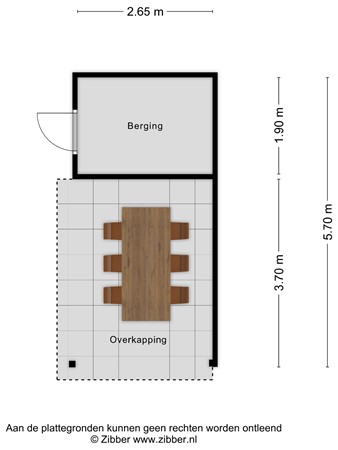 Floorplan - Zijlstrastraat 7, 4043 GL Opheusden