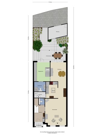 Floorplan - Rhenendael 169, 3911 RM Rhenen