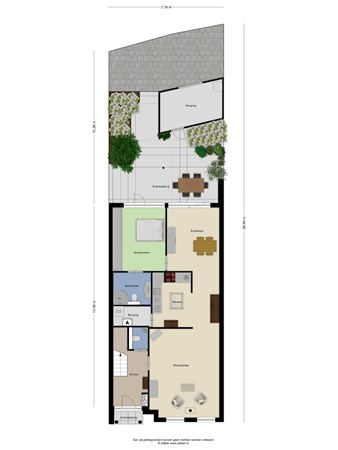 Floorplan - Rhenendael 169, 3911 RM Rhenen