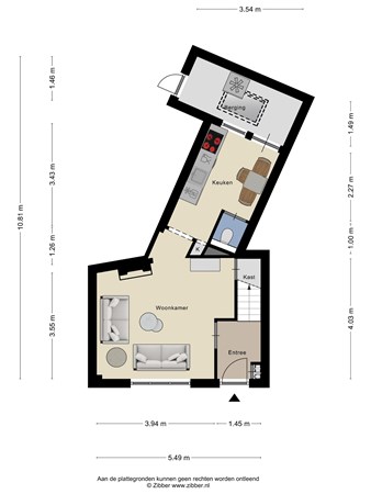 Floorplan - Buurtlaan West 130, 3905 JV Veenendaal