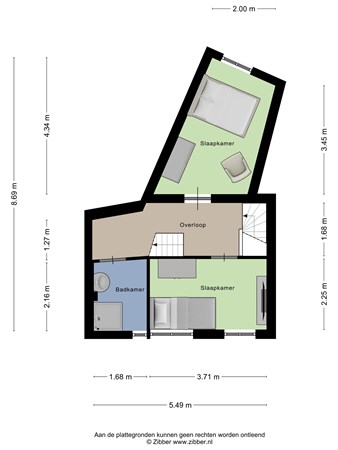 Floorplan - Buurtlaan West 130, 3905 JV Veenendaal