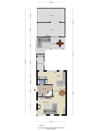 Floorplan - Wichmanlaan 58, 4033 HH Lienden