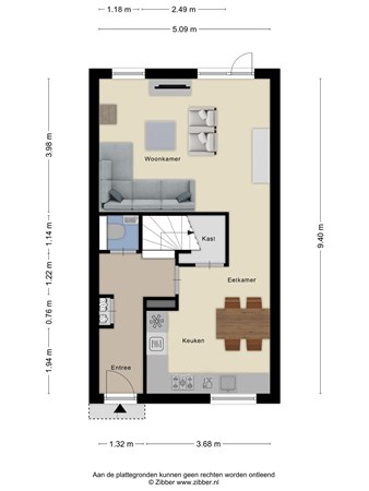 Floorplan - Schuilenburglaan 35, 4033 DJ Lienden