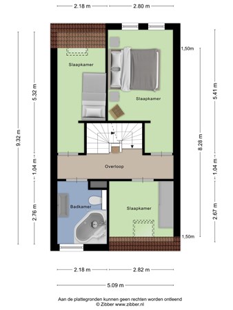 Floorplan - Schuilenburglaan 35, 4033 DJ Lienden