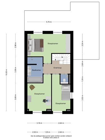 Floorplan - Veenraden 5, 3907 HA Veenendaal