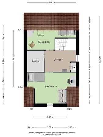 Floorplan - Veenraden 5, 3907 HA Veenendaal