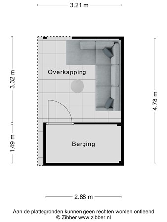 Floorplan - Veenraden 5, 3907 HA Veenendaal