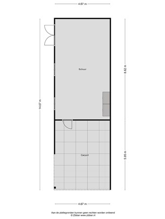 Floorplan - Verlengde Oude Veenendaalseweg 26, 3911 XC Rhenen