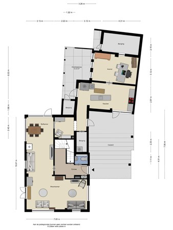 Floorplan - Veenendaalsestraatweg 9, 3921 EA Elst