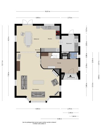 Floorplan - Otterlaan 21, 3903 CW Veenendaal