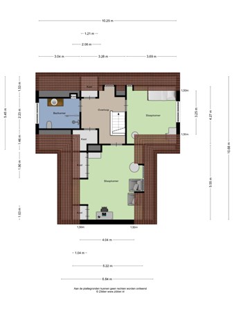 Floorplan - Herenstraat 67, 3911 JC Rhenen