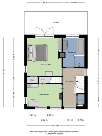 Floorplan - Stationsweg 22, 3911 AM Rhenen