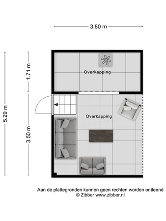 Floorplan - De Hollentoren 37, 3912 AM Rhenen