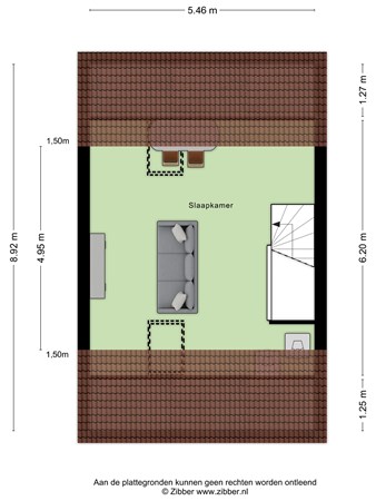 Floorplan - Waagmeester 60, 3907 KA Veenendaal