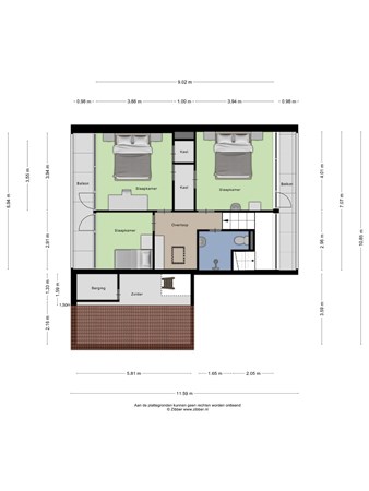 Floorplan - Asterstraat 3, 3911 WE Rhenen