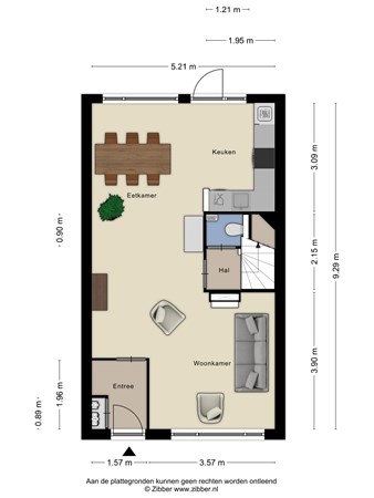 Floorplan - Aardzwaluw 14, 3905 RL Veenendaal